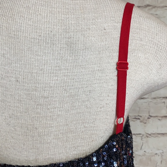 DKNY stretchy sequin slip dress - Picture 6 of 8